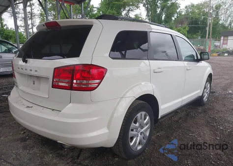 2017 Dodge Journey Se z USA, uszkodzony, nr VIN 3C4PDCAB8HT608108